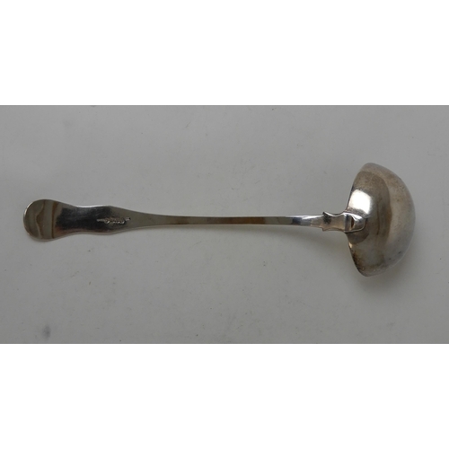 275 - A SILVER SOUP LADLE