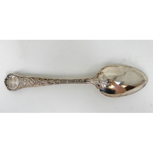 288 - A SET OF SIX SILVER TABLESPOONS