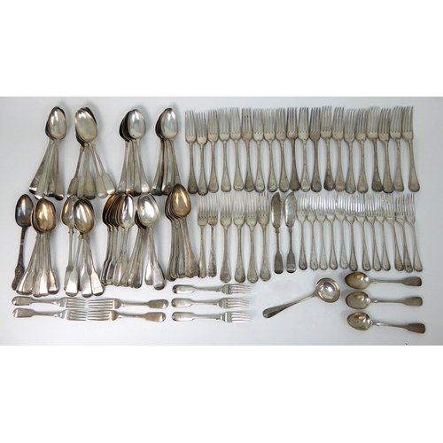 297 - AN EXTENSIVE COLLECTION OF SILVER CUTLERY