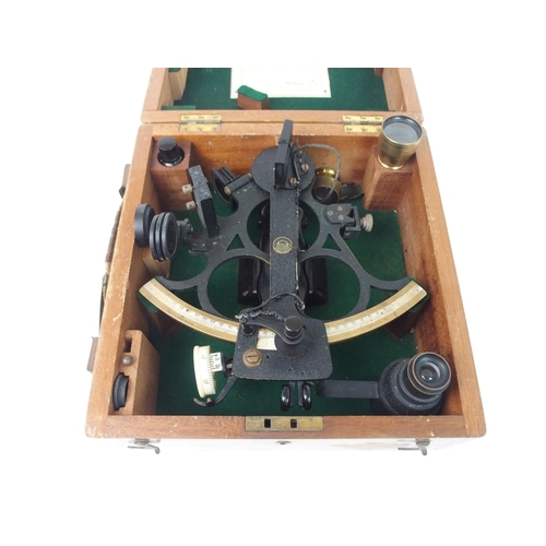 375 - A HENRY HUGHES & SON SEXTANT