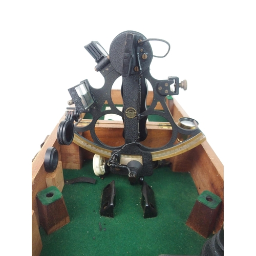 375 - A HENRY HUGHES & SON SEXTANT