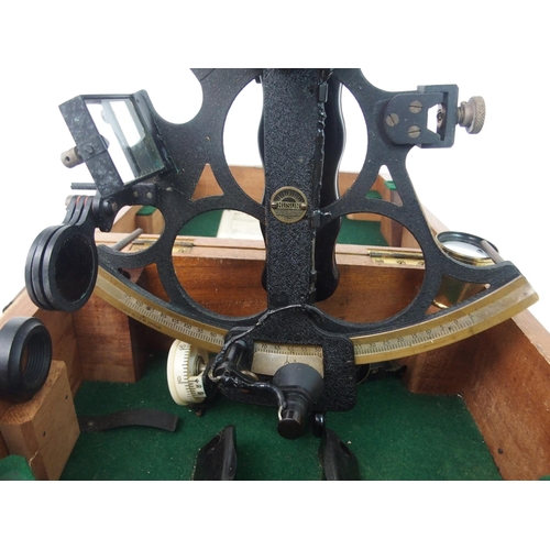 375 - A HENRY HUGHES & SON SEXTANT