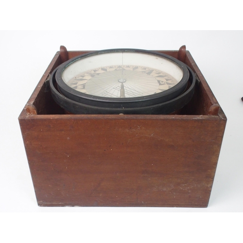 382 - A LARGE D. MCGREGOR & CO COMPASS