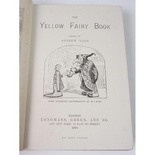 387 - THE RED FAIRY BOOK  THE YELLOW FAIRY BOOK AND THE GREEN FAIRY BOOK