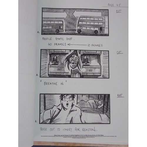 392 - HARRY POTTER AND THE PRISONER OF AZKABAN OFFICIAL PRODUCTION STORYBOARDS