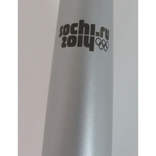 407 - A SOCHI 2014 WINTER OLYMPIC GAMES BEARER'S TORCH