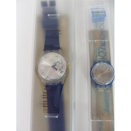 416 - SIX 2004 ATHENS OLYMPIC SWATCH WATCHES