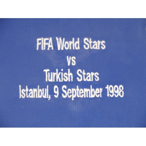 453 - A BLUE FIFA WORLD STARS SHIRT