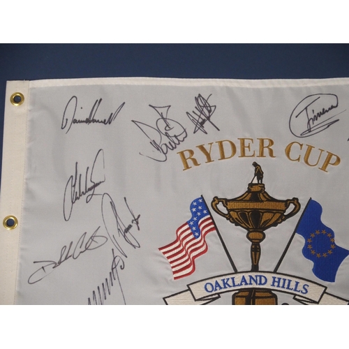 454 - A 1955 BRITISH RYDER CUP PENNANT