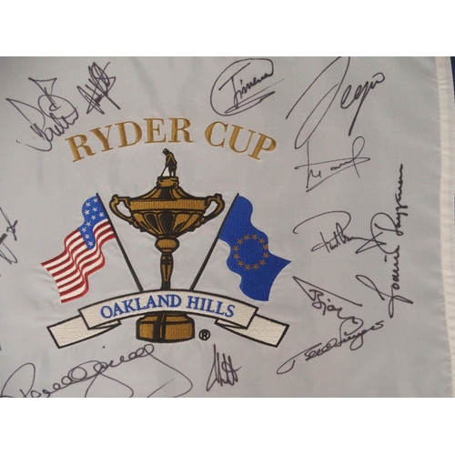 454 - A 1955 BRITISH RYDER CUP PENNANT