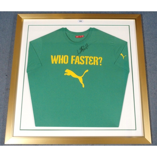 462 - A GREEN PUMA WHO FASTER T-SHIRT