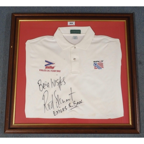 464 - A WHITE WORLD CUP 1994 EXILES U.K. TOUR 1992 POLO SHIRT