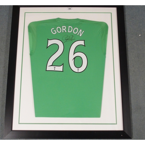 466 - A GREEN CELTIC GOALKEEPER SHIRT