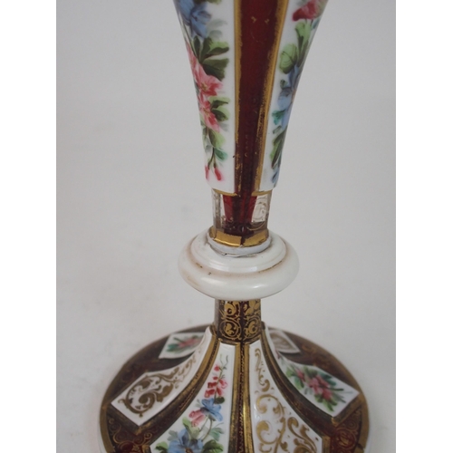 512 - A BOHEMIAN CAMEO GLASS VASE