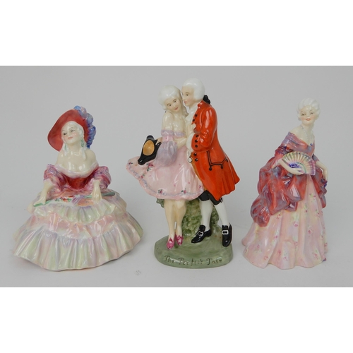 574 - THREE ROYAL DOULTON FIGURES