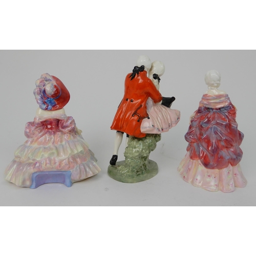 574 - THREE ROYAL DOULTON FIGURES