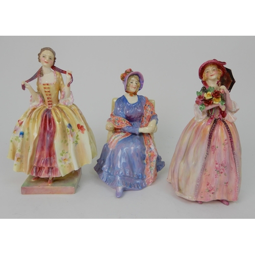 575 - THREE ROYAL DOULTON FIGURES