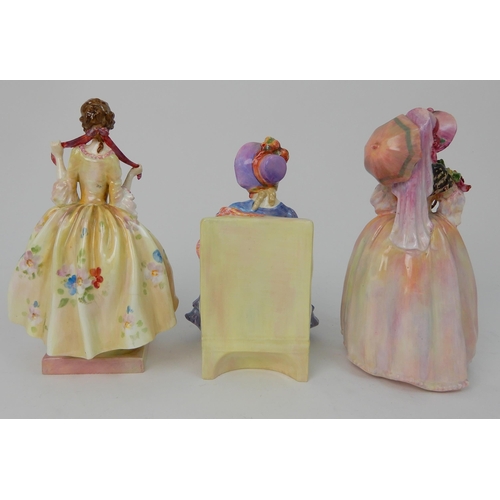 575 - THREE ROYAL DOULTON FIGURES