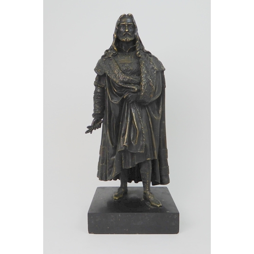 577 - A BRONZED MODEL OF A MAN