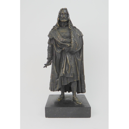 577 - A BRONZED MODEL OF A MAN