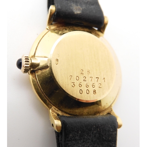 787 - *WITHDRAWN* AN 18CT GOLD LADIES BAUME & MERCIER WATCH