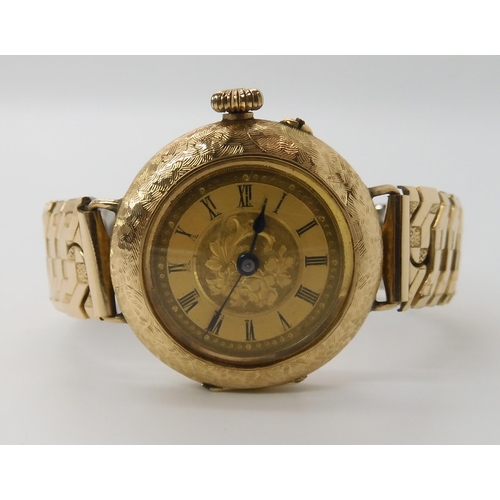 790 - A 14K GOLD LADIES VINTAGE WATCH