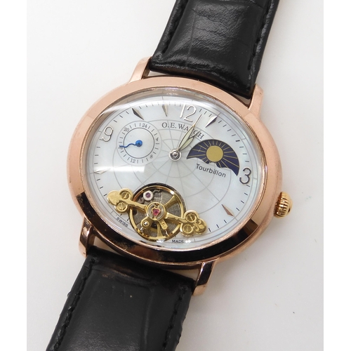 798 - *WITHDRAWN*AN O.E WATCH TOURBILLON WATCH