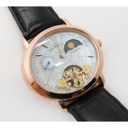 798 - *WITHDRAWN*AN O.E WATCH TOURBILLON WATCH