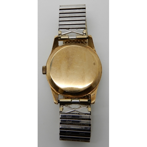 802 - A 9CT GOLD OMEGA WATCH HEAD