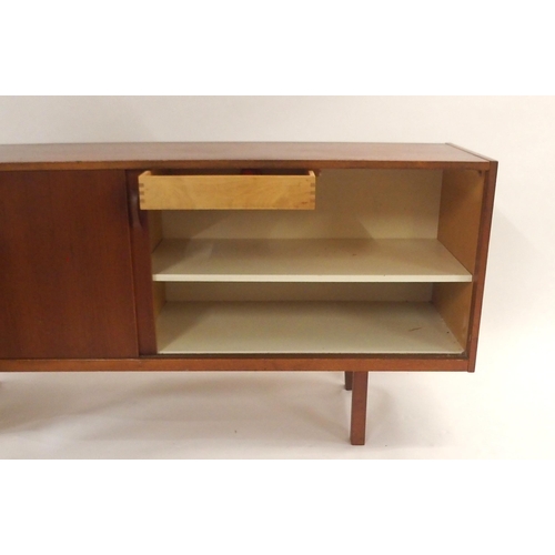 119 - A SWEDISH ULFERTS TEAK SIDEBOARD WITH SLIDING DOORS