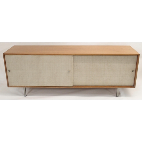 126 - A MID CENTURY TEAK SIDEBOARD POSSIBLY BY FLORENCE KNOLL