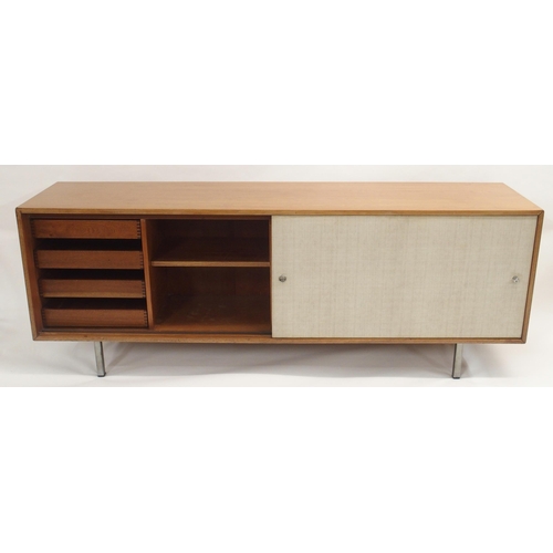 126 - A MID CENTURY TEAK SIDEBOARD POSSIBLY BY FLORENCE KNOLL