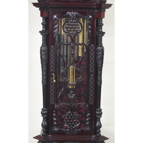 22A - JOHN BOYD GLASGOW AN IMPRESSIVE VICTORIAN LONGCASE CLOCK