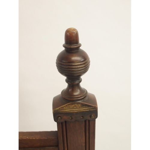 57 - A VICTORIAN OAK STICKSTAND