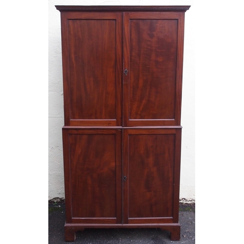 79 - A 19TH CENTURY MAHOGANY COLLECTORS CABINET