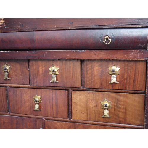 79 - A 19TH CENTURY MAHOGANY COLLECTORS CABINET