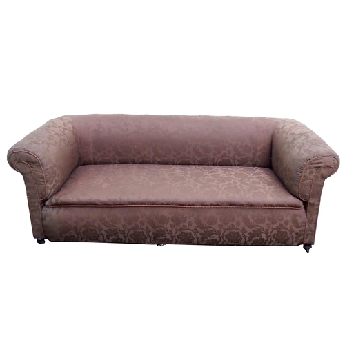 87A - A VICTORIAN UPHOLSTERED SETTEE