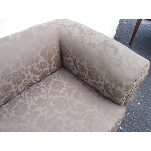 87A - A VICTORIAN UPHOLSTERED SETTEE