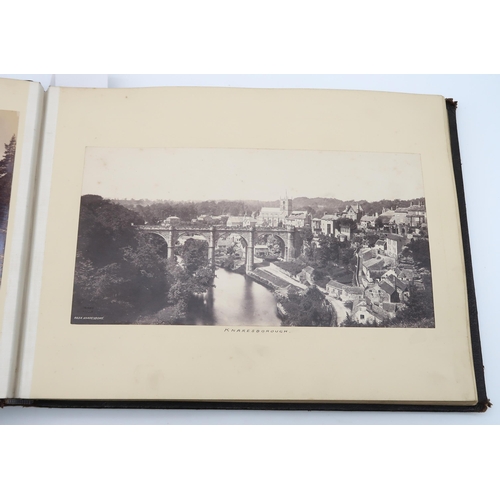 583 - A Victorian album of topographical photographs M.J.W.