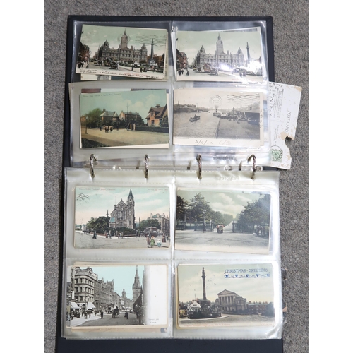 599 - A QUANTITY OF POSTCARDS AND STAMPS