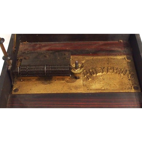 563 - A 19th Century Polyphon music box, the disc Straus WaltzerFor a demonstration please refer to this Y... 