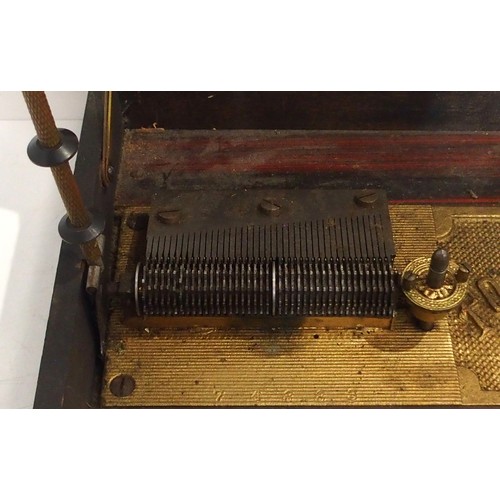 563 - A 19th Century Polyphon music box, the disc Straus WaltzerFor a demonstration please refer to this Y... 