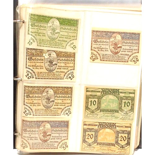 541 - A collection of bank notes with colonial examples, German, Dutch, Indonesian, Caribbean etc