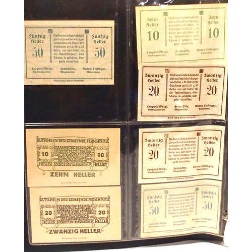 541 - A collection of bank notes with colonial examples, German, Dutch, Indonesian, Caribbean etc