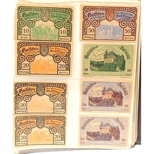 541 - A collection of bank notes with colonial examples, German, Dutch, Indonesian, Caribbean etc