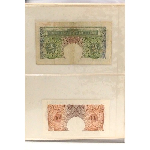 541 - A collection of bank notes with colonial examples, German, Dutch, Indonesian, Caribbean etc