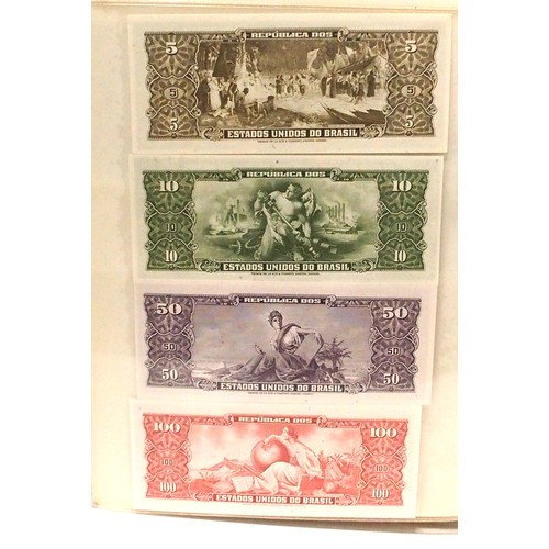 541 - A collection of bank notes with colonial examples, German, Dutch, Indonesian, Caribbean etc