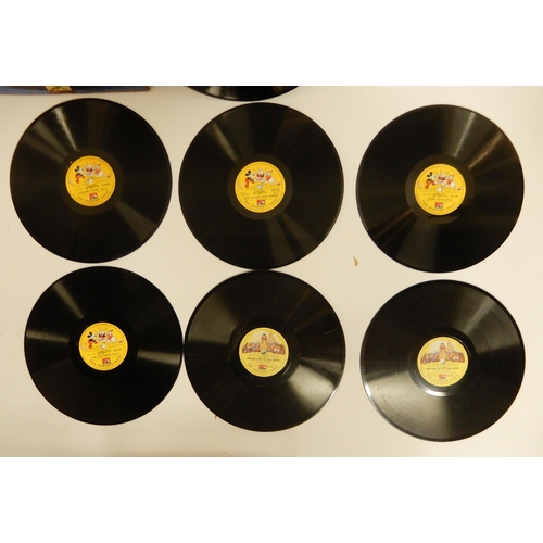A Walt Disney's Mickey Mouse and Silly Symphonies 78 rpm shellac