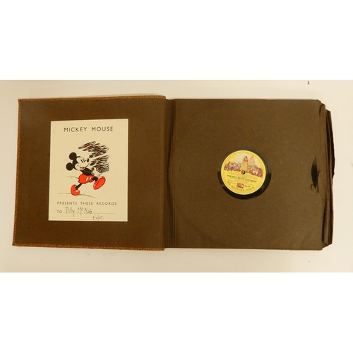 A Walt Disney's Mickey Mouse and Silly Symphonies 78 rpm shellac