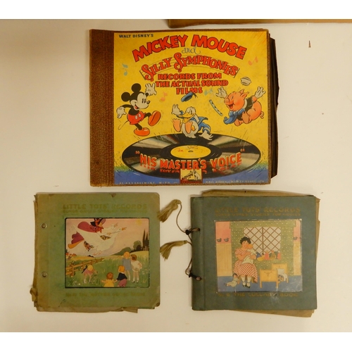 A Walt Disney's Mickey Mouse and Silly Symphonies 78 rpm shellac